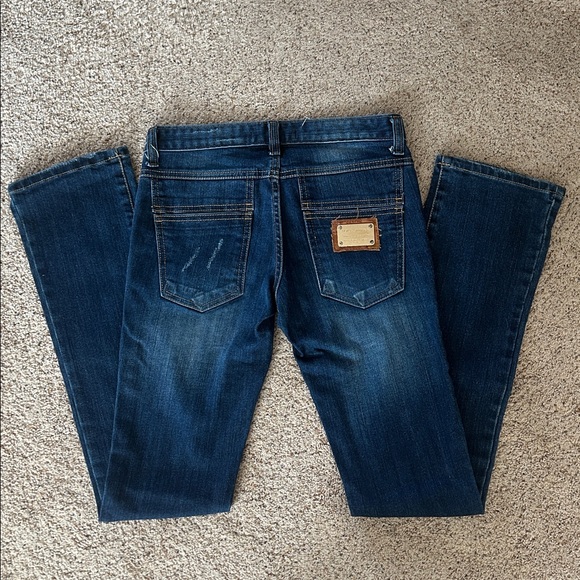 Dolce & Gabbana Auth Blue Milano 5-Pocket Straight Leg Denim Jeans **IT 36**🌺🌺 - Picture 2 of 8